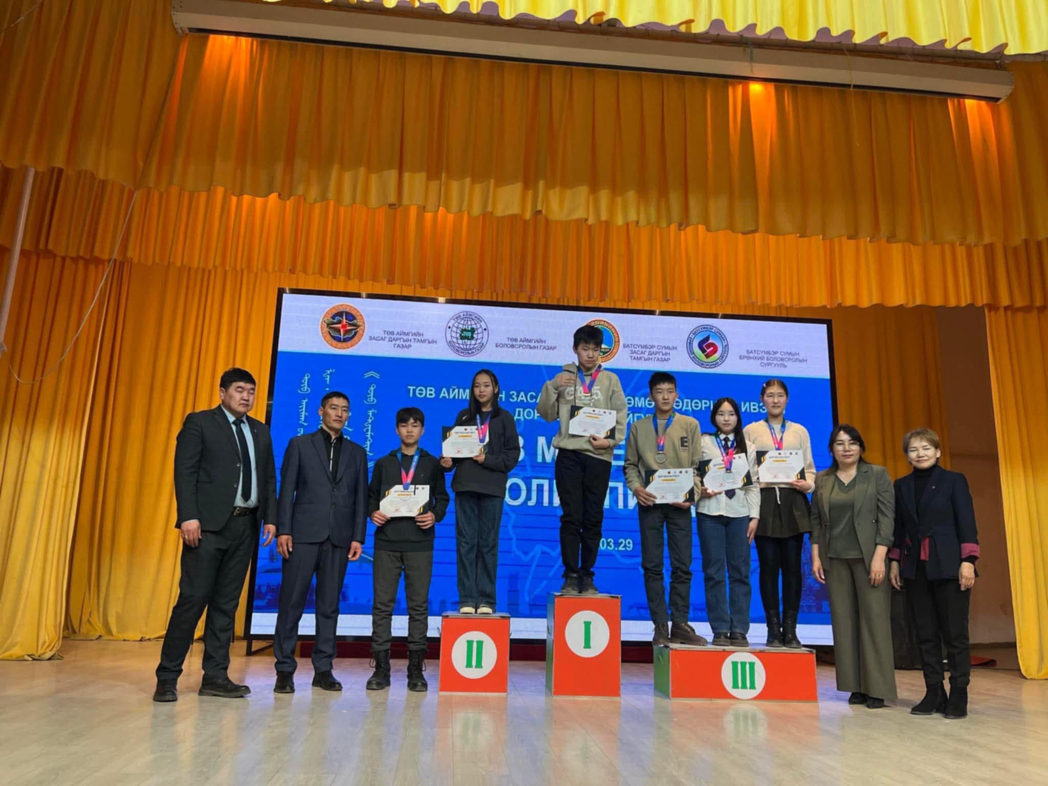 2024-2025 ОНЫ ХИЧЭЭЛИЙН ЖИЛИЙН "ТӨВ МАТЕМАТИК" ОЛИМПИАДАД АМЖИЛТТАЙ ОРОЛЦЛОО